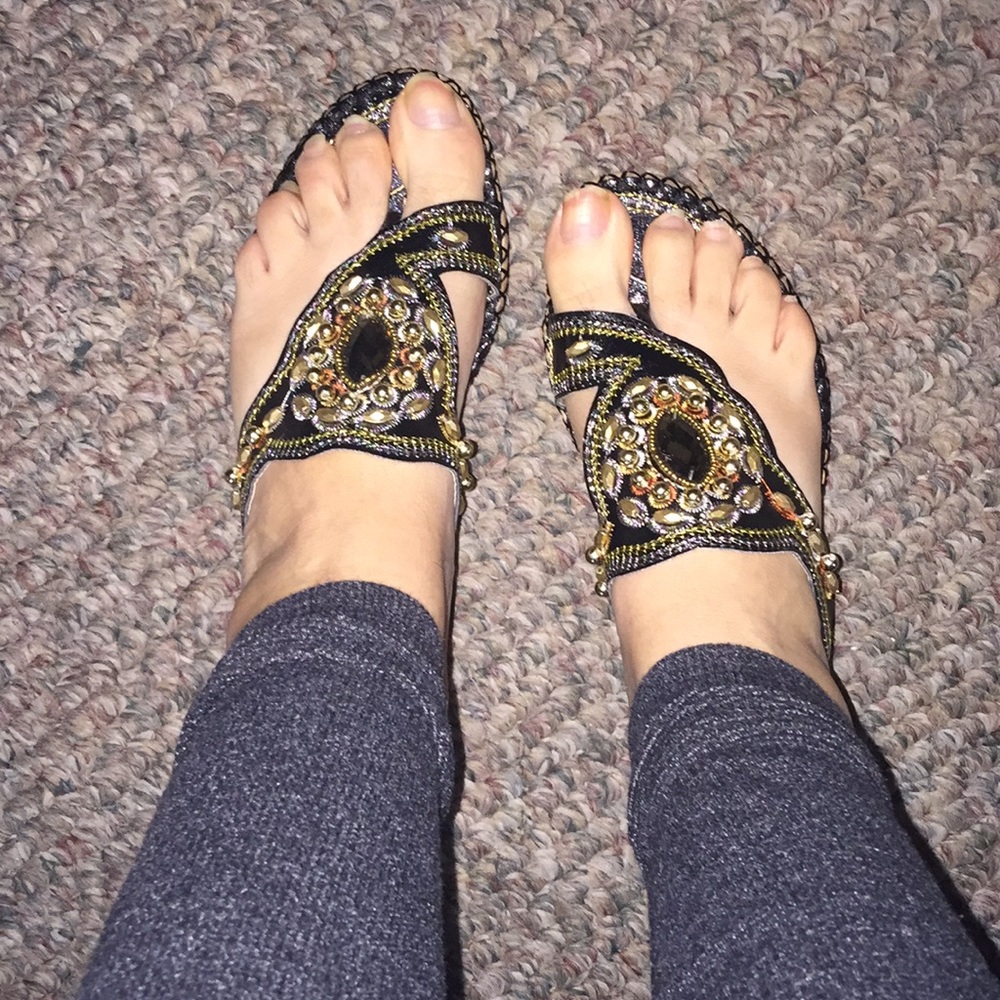 Embroidered Sandals - Picture 2 of 8